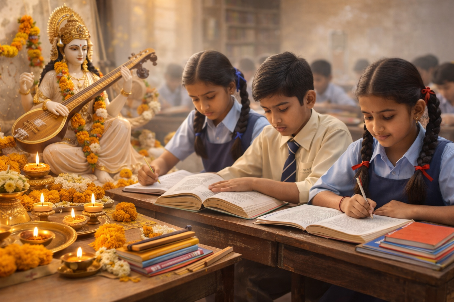 Vasant Panchami Seva • Saraswati Pooja Education Support